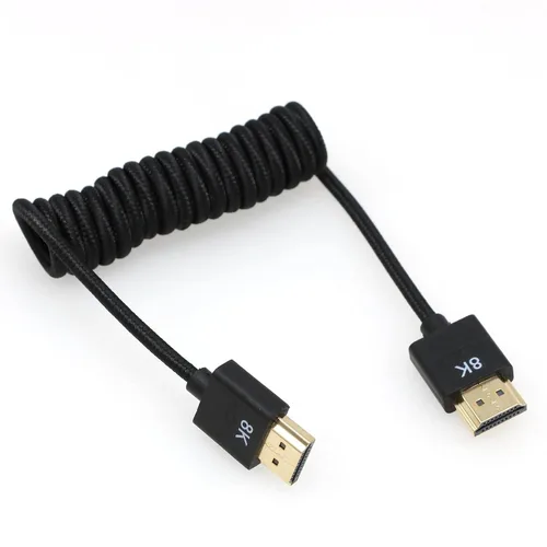 Miniatura 4 de Cable HDMI 2.0 de alta velocidad para audio de video digital 4K HDTV, Nikon Z9, cámara BMPCC a monitor Elvid/Atomos Ninja V