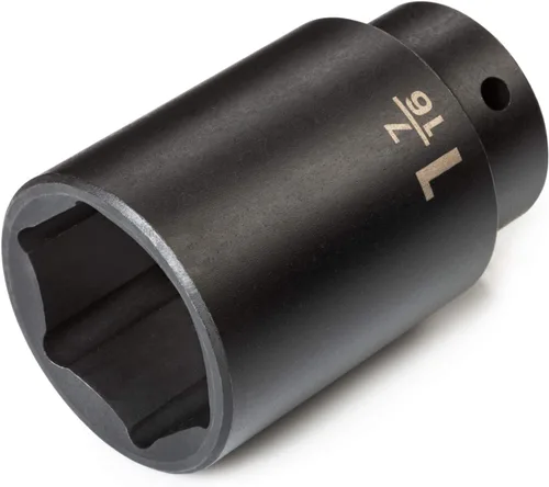 Miniatura 45 de TEKTON SID23025 Dado de impacto profundo de 6 puntos de 1 pulgada impulsor de 1/2 pulgada