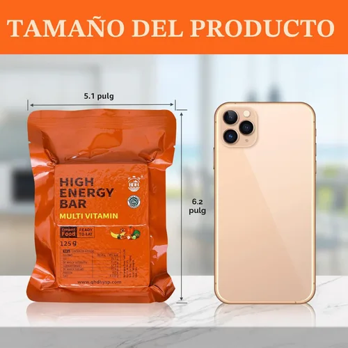 Miniatura 3 de Barras de Ración de Alimentos de Emergencia - 12 unidades Sabor Café Pastillas de Supervivencia Comprimidas, Suministro de Raciones de Alimentos