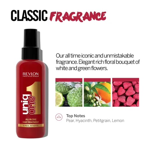 Miniatura 5 de UniqOne Revlon Professional Tratamiento Capilar, Producto Hidratante Sin Enjuague, Reparación Para Cabello Seco y Dañado, Regalo de Cuidado Capilar