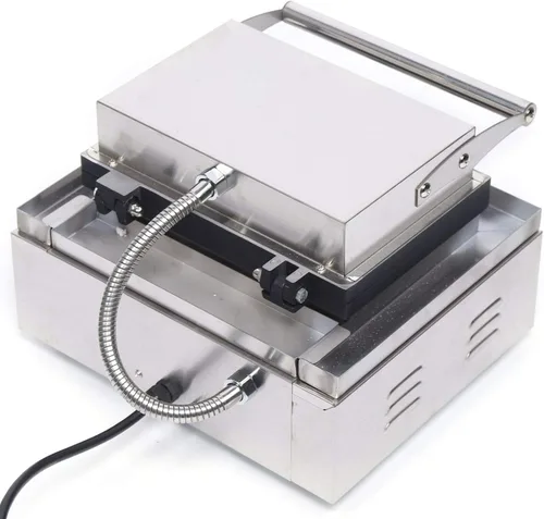 Miniatura 8 de Máquina de gofres en forma de pescado de acero inoxidable antiadherente Mini Taiyaki Maker 6 pequeños gofres en forma de pescado 110 V 2.4 KW