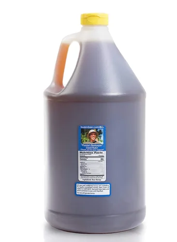 Buzzn Bee Miel cruda de Florida - Sin pasteurizar y sin filtrar (flor de naranja, 12 libras (paquete de 2))