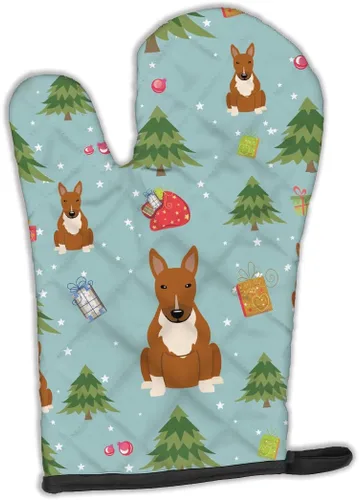 Miniatura 344 de Caroline's Treasures BB2732OVMT Dog House Collection Border Collie - Guante de horno grueso resistente al calor para sartenes calientes y horno