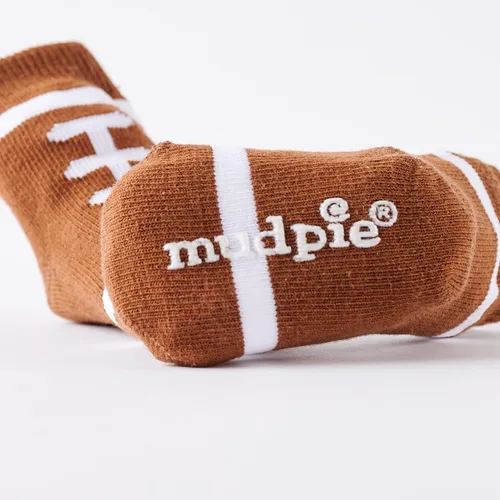 Miniatura 3 de Mud Pie Calcetines de fútbol para bebés recién nacidos