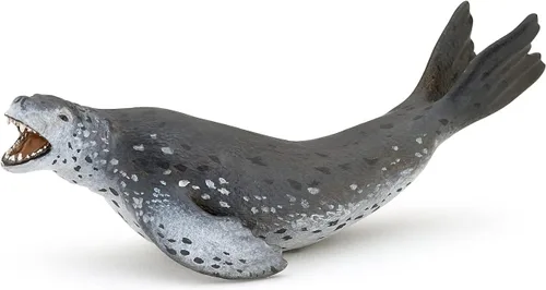 Papo - Figura realista de foca de leopardo - A partir de 3 años - Colección de vida marina - Juego educativo de mamíferos marinos - Juguete de idea