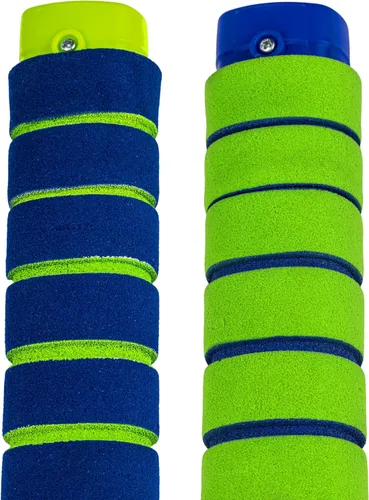Miniatura 8 de Franklin Sports NERF Proshot Set de palos de hockey para niños + pelota - Juego de 2 jugadores para interior + exterior - 2 en 1 hockey de rodilla +
