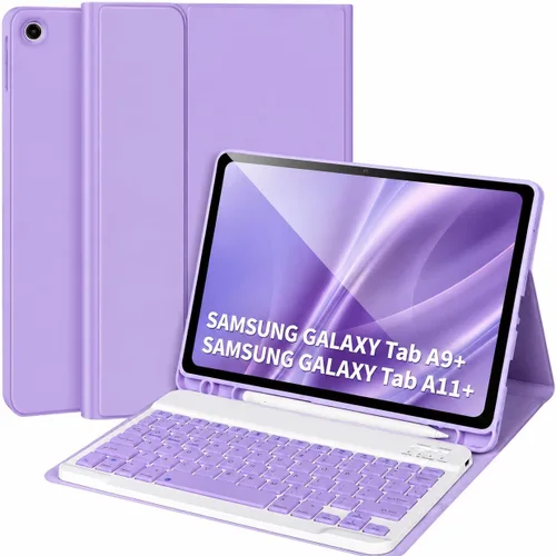 Miniatura 8 de Funda con teclado para Samsung Galaxy Tab A9+/Plus 11'' 2023(SM-X210/X216/X218), funda con teclado para Samsung Tab A9+ con soporte para S Pen