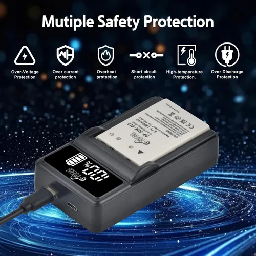 Miniatura 6 de Pickle Power Batería EN-EL5 2 unidades y cargador USB LED para cámaras Nikon Coolpix P530 P520 P510 P100 P500 P5100 P5000 P6000 P90 P80