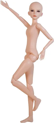 Miniatura 5 de Muñeca BJD personalizada 1/3 de 23.6 in 24 "Bola articulada SD Muñecas Movimiento Articulaciones PVC DIY Masculino Muñeca Cuerpo Hecho a Mano