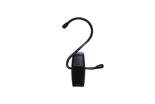 Miniatura 3 de NAHANCO Clip de plástico blanco para colgar de 610 W con gancho cromado, 4-1/2 pulgadas, (paquete de 100)