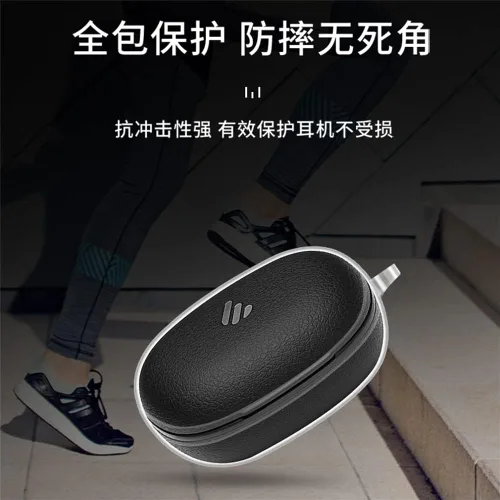 Miniatura 7 de DAYJOY - Juego de 2 fundas protectoras transparentes de TPU suave compatibles con auriculares inalámbricos Edifier NB2/NB2 Pro, funda protectora