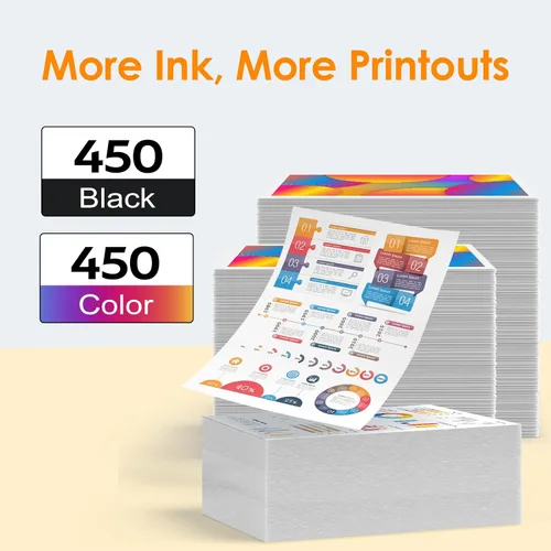 Miniatura 3 de PG-275XL CL-276XL Replacement for Canon 275 and 276 Ink Cartridges 276XL 275XL Ink Cartridges for Canon Printers Work for Canon Pixma TR4720 TS3720