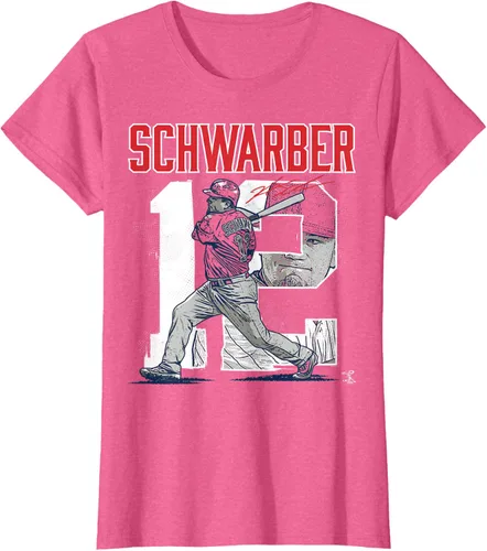 Miniatura 11 de Camiseta con número de jugador de Kyle Schwarber - Ropa, Azul / Patchwork, S