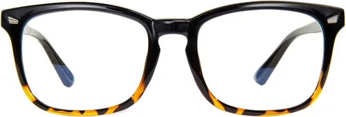 Miniatura 26 de MAXJULI - Lentes de bloqueo de luz azul, para lectura en computadora/juegos/TV/teléfonos para mujeres y hombres (marrón)