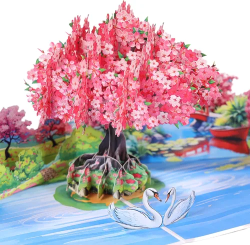 Miniatura 11 de Día de la Madre desplegable para mamá, mariposas te aman mamá, mariposa monarca 3D, hermosas flores, tarjeta de cumpleaños para madre, regalo ideal
