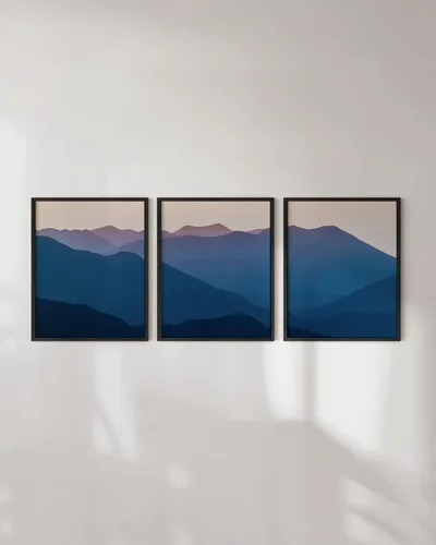 Miniatura 417 de HAUS AND HUES Marco de arte occidental, juego de 3 impresiones artísticas del suroeste del desierto de Arizona, decoración bohemia moderna, arte