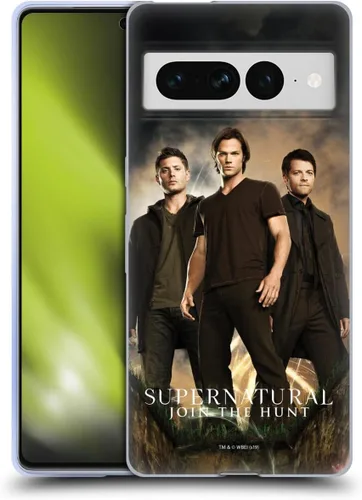 Miniatura 54 de Head Case Designs Supernatural Sam, Dean & Castiel Key Art - Funda de gel con licencia oficial [protección de grado militar] compatible con Google