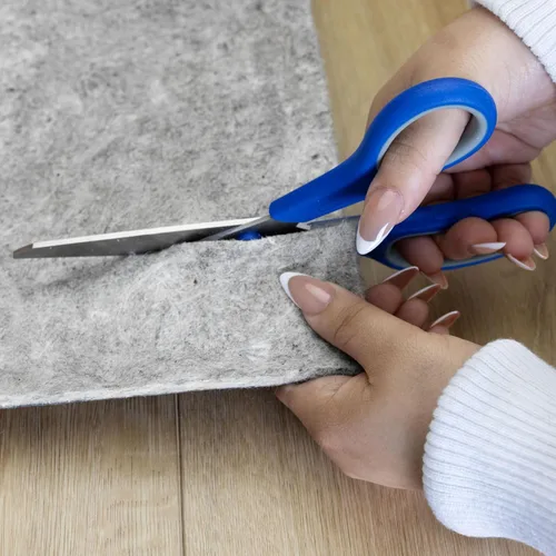 Miniatura 6 de RUGPADUSA - Acolchado antideslizante de doble superficie de fieltro y goma, de 1.10 x 2.10 pies x 1/4 de pulgada de espesor, seguro para todo tipo