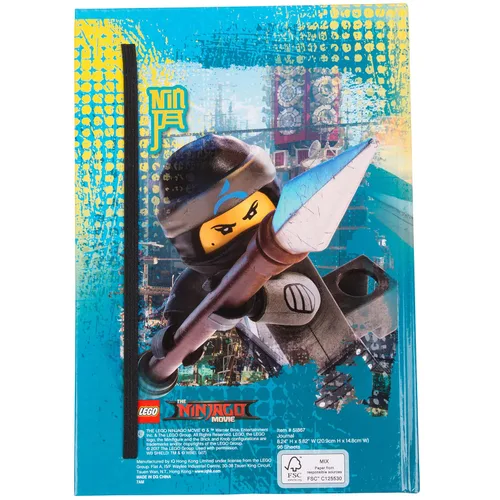 Miniatura 6 de IQ Lego Ninjago Movie NYA - Cuaderno de notas (96 páginas) Tapa dura