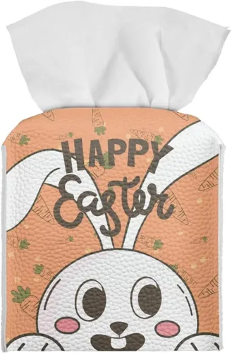 Miniatura 13 de Lindas decoraciones de ajolote con estampado de animales, caja de pañuelos de cuero, soporte de Navidad, organizador de papel de seda impermeable