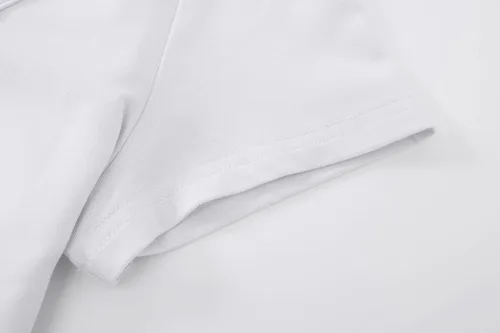 Miniatura 6 de OThread & Co. Camiseta de manga corta para mujer, cómoda, cuello cuadrado, capa elástica básica
