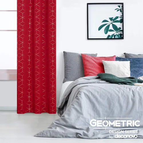 Miniatura 13 de Deconovo Cortinas opacas, aislamiento térmico y reducción de ruido, estampado de lámina de diamante – ojales en la parte superior, 2 paneles, Negro