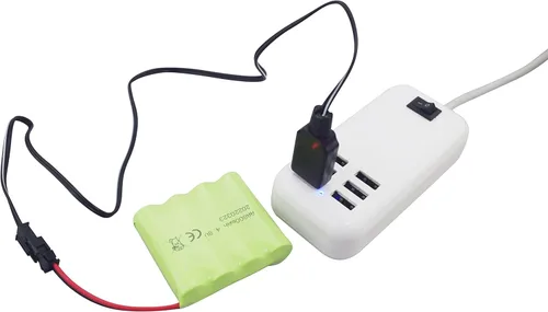 Miniatura 3 de sea jump Accesorios 2 unids AA 4.8 V 800 mAh recargable RC Toy Car Battery SM2P Plug RC Truck Stunt Car Excavator Toy Car Battery y cable de carga