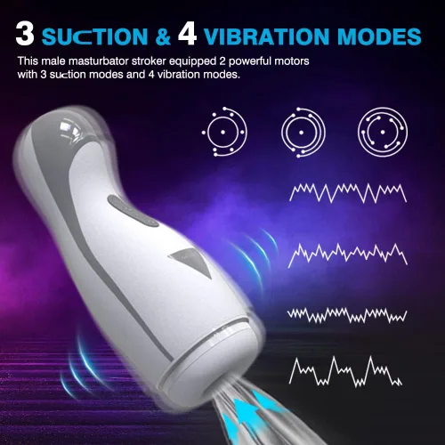 Miniatura 3 de Máquina sexual de succión automática para mamadas, masturbador masculino, juguetes sexuales para adultos para hombres, calefacción vibratoria, manos