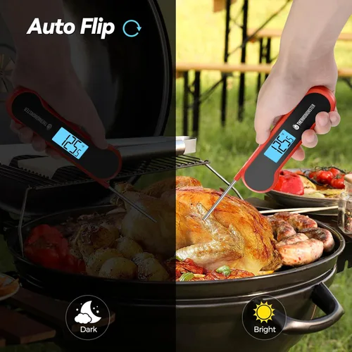 Miniatura 4 de Termómetro digital de lectura instantánea de 0.5 segundos para carne con precisión de ± 0.5 ℉, termómetro de alimentos para cocinar utensilios