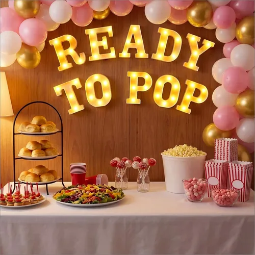 Miniatura 40 de Honoson 14 Pcs Soon to Be Mr and Mrs Light Sign Wedding Party Decoration LED Neon Light up Sign Table Decoration for Wedding Engagement Bridal