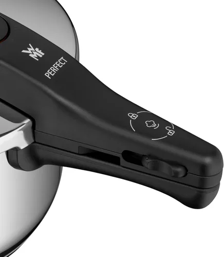 Miniatura 14 de WMF Perfecto – Set con olla rápida de 8.7 in de diámetro 8 litros y medio + cuerpo 4 litros y medio, acero inoxidable Cromargan para inducción