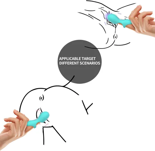 Miniatura 3 de Vibrador intenso de dedos para parejas, potente juguete de estimulación sexual para mujeres con sensación de pezón y clítoris, herramientas