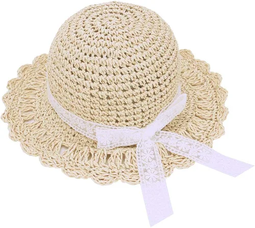 Miniatura 3 de Sombrero de paja para el sol con lazo, para la playa y el verano