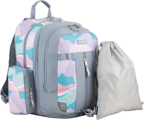 Eastsport Mochila extragrande expandible con funda para laptop de 15 pulgadas, bolsa de viaje para negocios, universidad y trabajo, Talla única, se