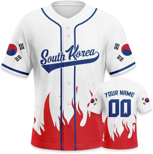Miniatura 16 de Custom 2026 World Baseball Jersey Sports Shirt for Fans Men Youth Women Gifts Personalize Your Name Number S-6XL España
