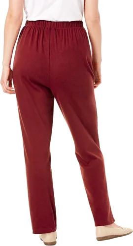 Miniatura 3 de Woman Within 7-day Pantalón de punto recto para mujer talla Plus y petite
