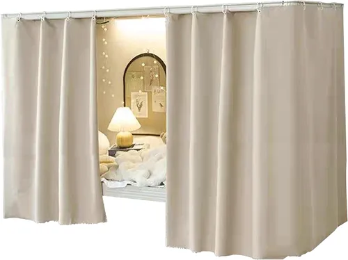 Miniatura 20 de Cortinas para litera individual y doble, cortinas de tienda de campaña para cama, tela a prueba de polvo, cortinas de privacidad para debajo
