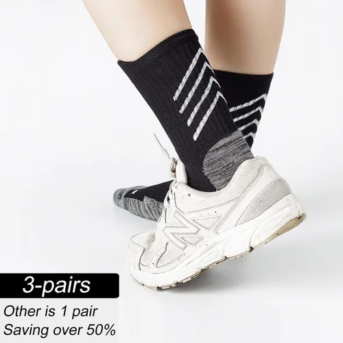 Miniatura 7 de Calcetines atléticos antideslizantes para hombres y mujeres, calcetines de fútbol antideslizantes para fútbol, baloncesto, yoga, gimnasio
