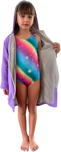 Miniatura 14 de MACAR Parka de natación impermeable con forro polar, ideal para actividades junto a la piscina y al aire libre