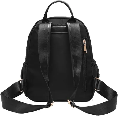 Miniatura 8 de Wraifa Mochila pequeña Oxford impermeable para mujer, mochila escolar para niñas, 111 Small Size Black, S