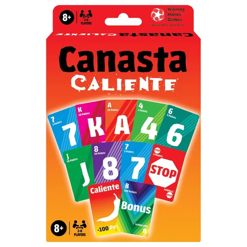 Miniatura 2 de Winning Moves Canasta Caliente Juego de cartas, el clásico juego de cartas latino, para 2-6 jugadores, a partir de 8 años Latin Styled Rummy Card