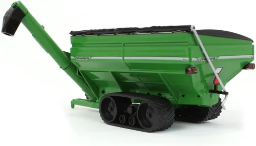 Miniatura 4 de Spec Cast 1/64 Green Unverferth 1120 Carro de grano con orugas UBC-018