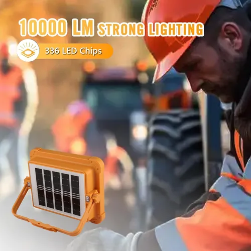 Miniatura 9 de Luz de trabajo recargable portátil solar, 16500 mAh, 120 W, batería de inundación magnética, luz de trabajo de 10000 lm, luces LED para exteriores