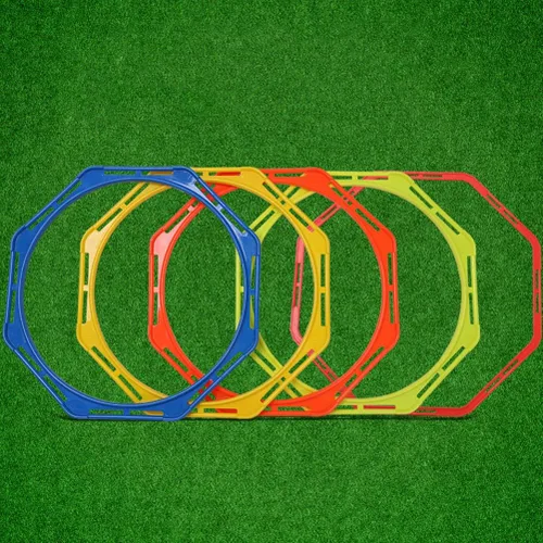 Miniatura 6 de BESPORTBLE Equipo de entrenamiento de agilidad, círculo de entrenamiento de fútbol para adultos, balón de fútbol para adultos, trenes al aire libre