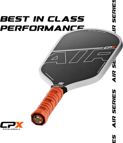 Miniatura 6 de CPX Pro Carbon Fiber Pickleball Paddle - Professional Grade, Matte Finish, Honeycomb Core, Tennis Style Grip - Edgeless Paddle Designed in Chicago