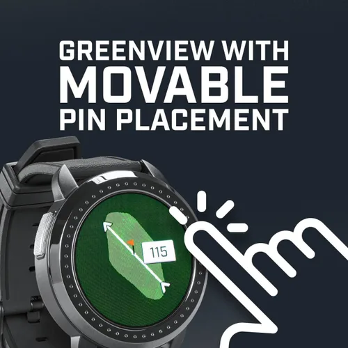 Miniatura 6 de Bushnell iON Elite - Paquete de reloj GPS de golf (negro) - Reloj inteligente con pantalla táctil a color con más de 12 horas de duración