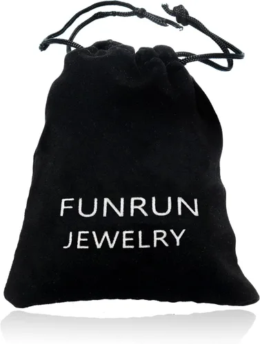 Miniatura 7 de FUNRUN JEWELRY Juego de aretes cruzados de acero inoxidable negro para mujer, 3 pares, Titanio Acero inoxidable Acero aleado