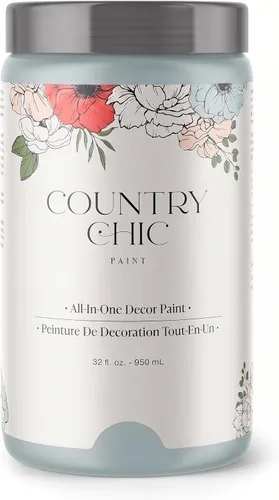 Miniatura 112 de Country Chic Pintura todo en uno estilo tiza para muebles, gabinetes, decoración del hogar, ecológica, acabado mate, imprimación incorporada y capa