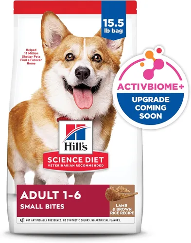 Miniatura 14 de Hill's Science Diet Adulto 1-6, Adulto 1-6 Premium Nutrition, croquetas pequeñas, alimento seco para perros, cordero y arroz integral, bolsa de 15.5