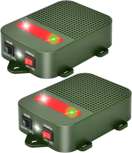 Repelentes reductores de ratón a batería bajo el capó Ultra Sonic Disuasión de ratas para interiores Deshacerse de los roedores, repelente